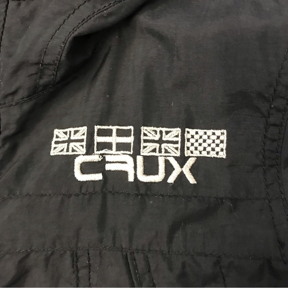 CRUX Boys Black Hooded Jacket, Size 85 - Picture 10 of 11